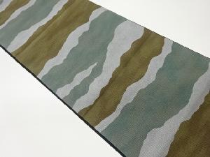 変わり横段模様織出し袋帯